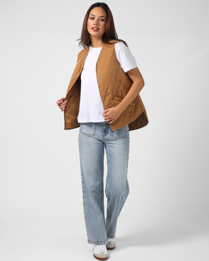 Stella + Gemma | Vesta Vest | Camel