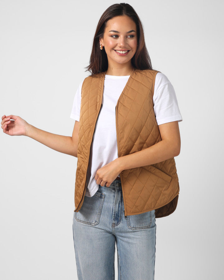 Stella + Gemma | Vesta Vest | Camel