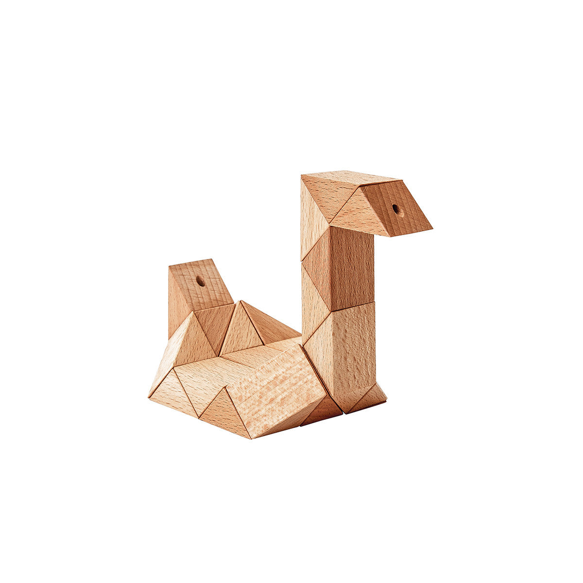 Puzzle | Wooden Snake | Natural
