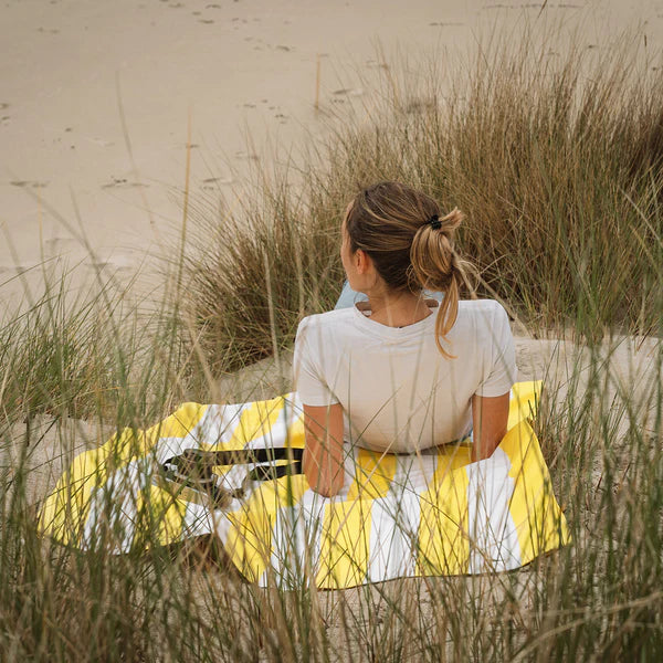 Dock & Bay | Beach Towel | 100% Recycle | Boracay Yellow XL
