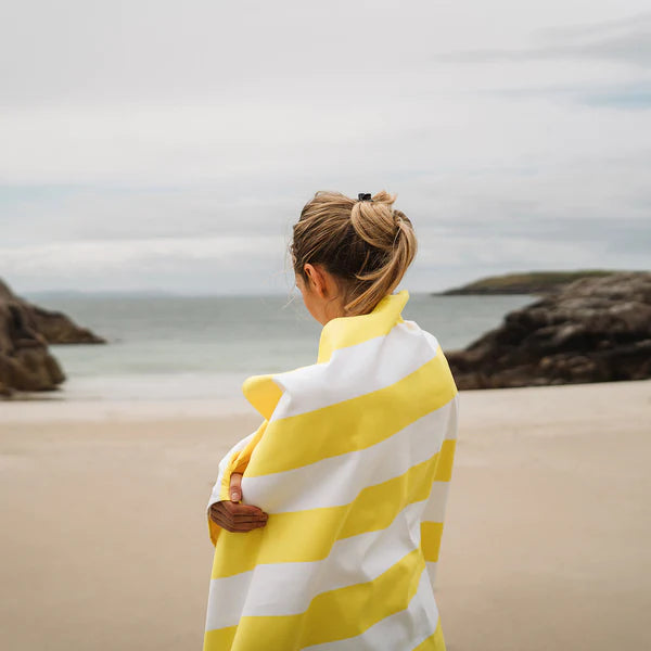 Dock & Bay | Beach Towel | 100% Recycle | Boracay Yellow XL