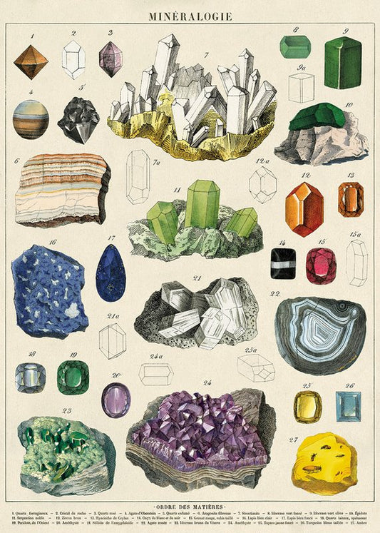 Cavallini & Co | Wrap or Print | Mineralogie