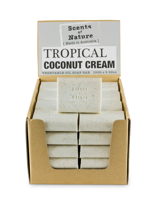 Tilley | Rough-Cut Soap | Set of 3 | Tropical Coconut Cream