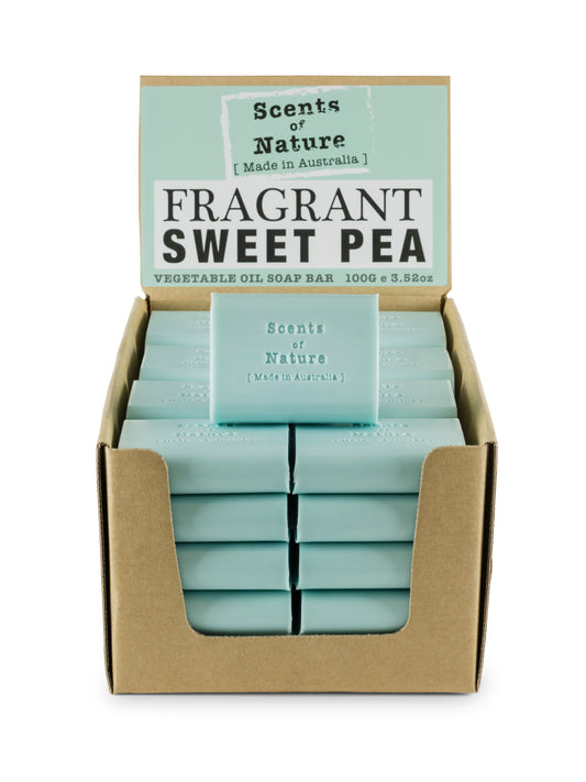 Tilley | Rough-Cut Soap | Set of 3 | Fragrant Sweet Pea