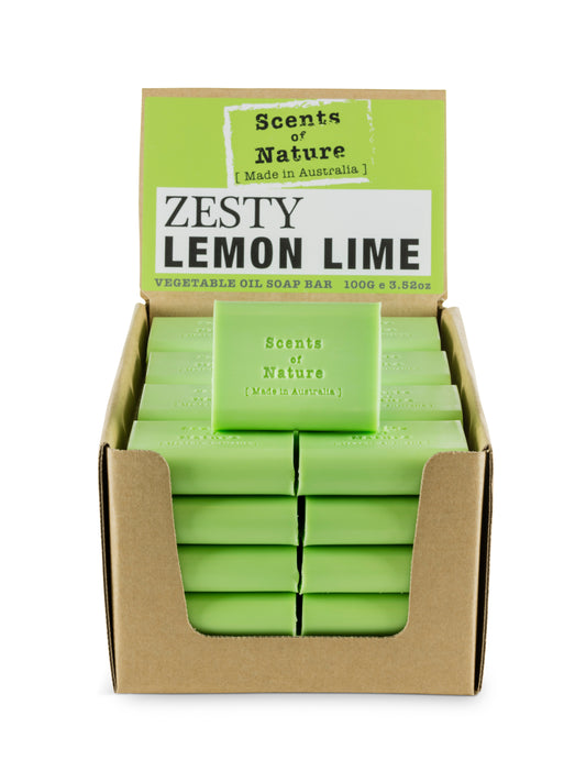 Tilley | Rough-Cut Soap | Set of 3 | Zesty Lemon Lime