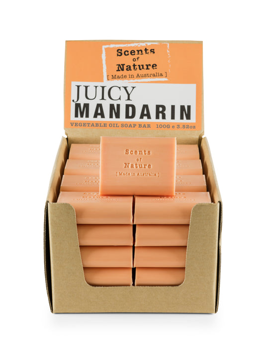 Tilley | Rough-Cut Soap | Set of 3 | Juicy Mandarin
