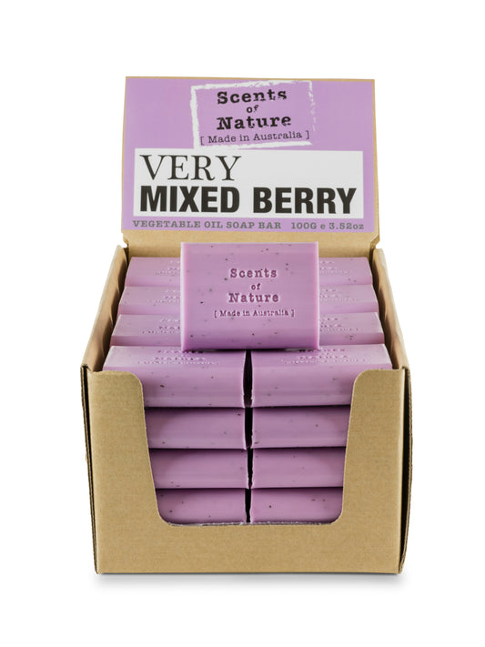 Tilley | Rough-Cut Soap | Set of 3 | Very Mixed Berry