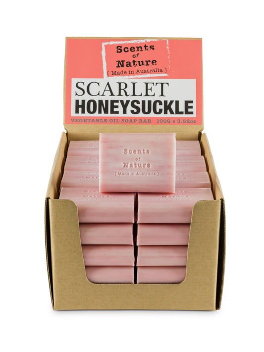 Tilley | Rough-Cut Soap | Set of 3 | Scarlet Honeysuckle