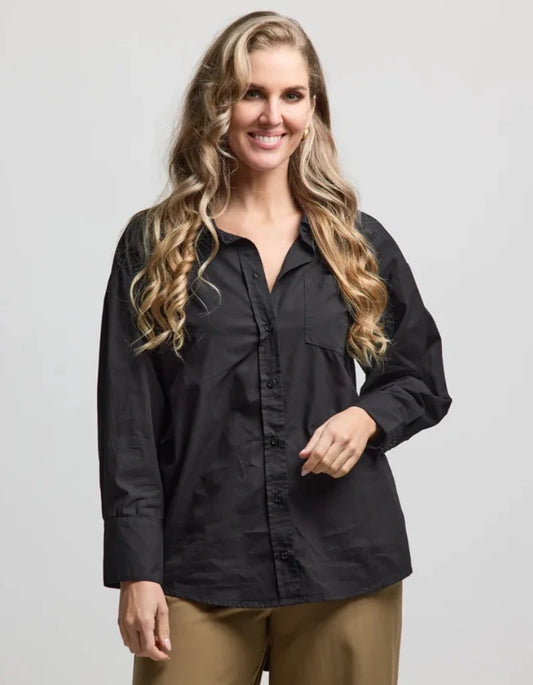 Stella + Gemma | Midtown Shirt | Black