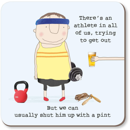 Coaster | Rosie Made A Thing | Athlete Pint