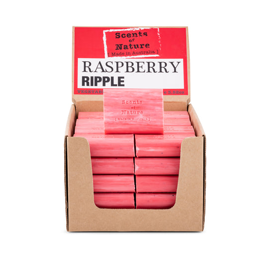 Tilley | Rough-Cut Soap | Set of 3 | Raspberry Ripple