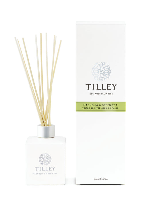 Tilley | Mini Reed Diffuser | Magnolia & Green Tea