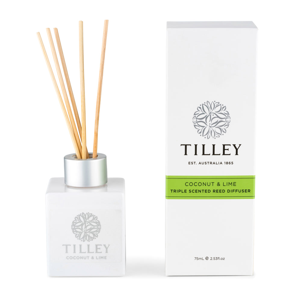 Tilley | Mini Reed Diffuser | Coconut & Lime