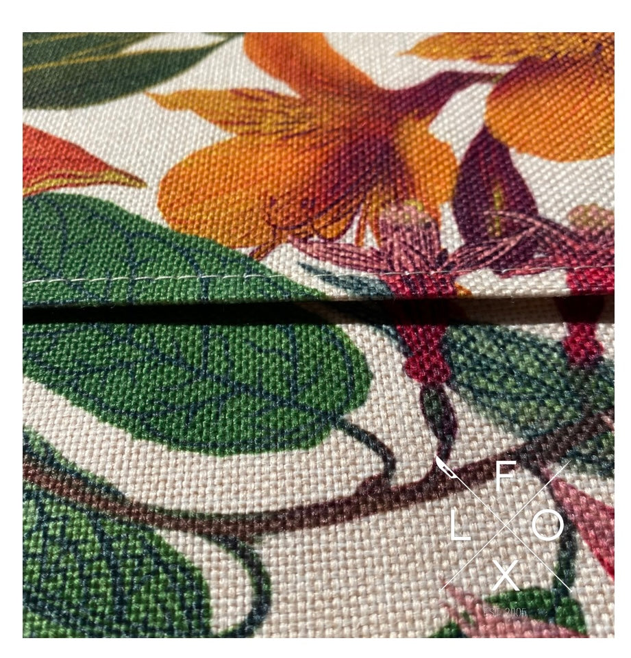 Flox I Floral Hemp Cushion Cover